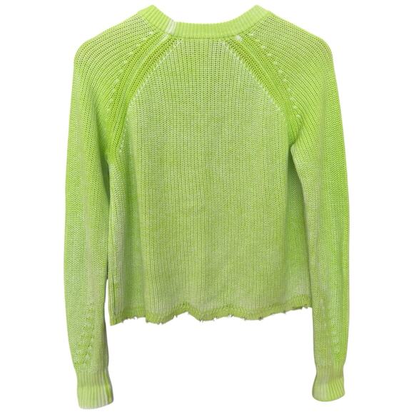 Cotton By Autumn Cashmere Scalloped Sweater Women's Size S - Picture 7 of 9